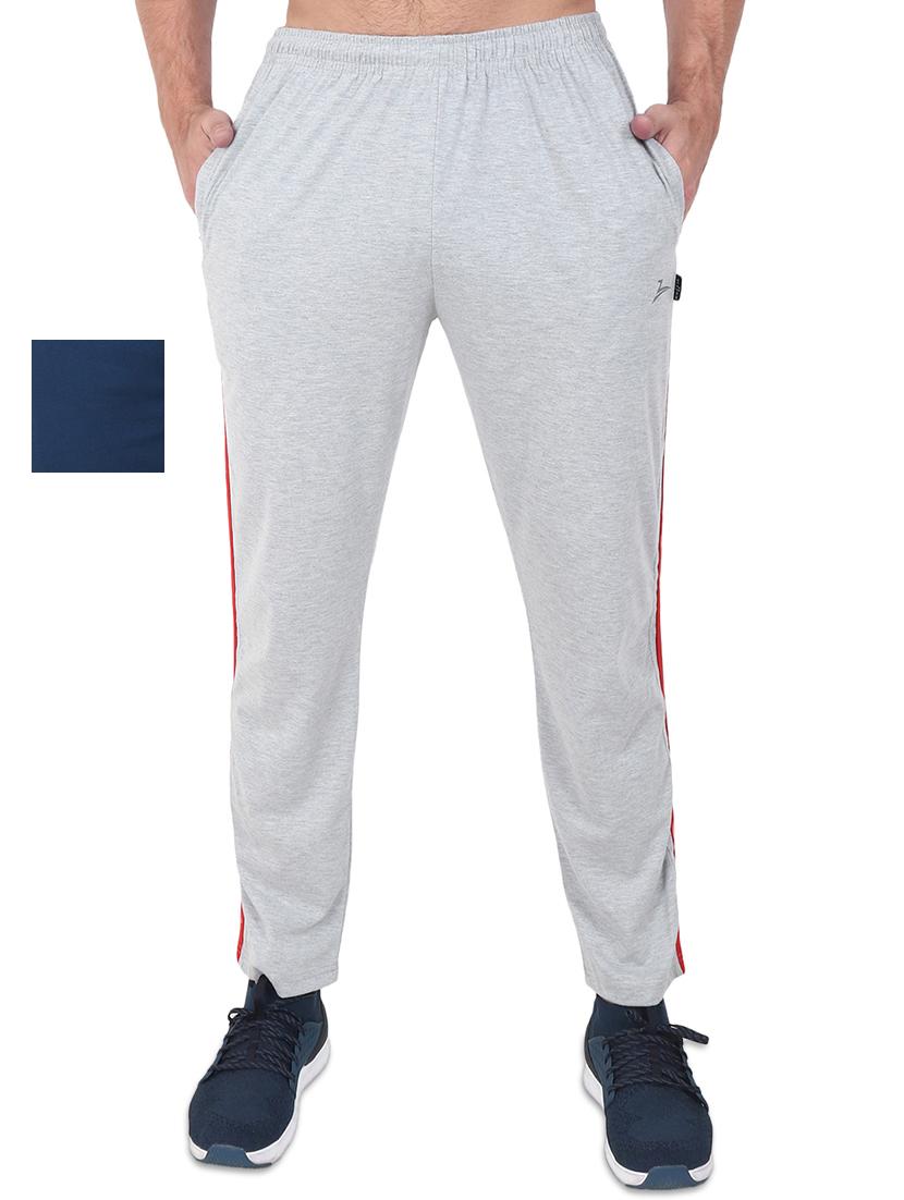 navy blue and grey set of 2 full length track pant - 17548053 - Zoom Image - 1