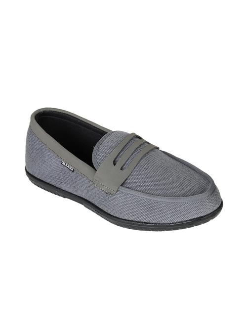 grey canvas slip on loafers - 17548155 - Standard Image - 1