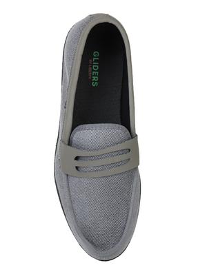grey canvas slip on loafers - 17548155 - Standard Image - 4