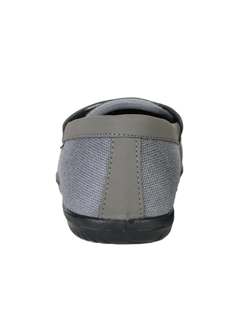 grey canvas slip on loafers - 17548155 - Zoom Image - 3