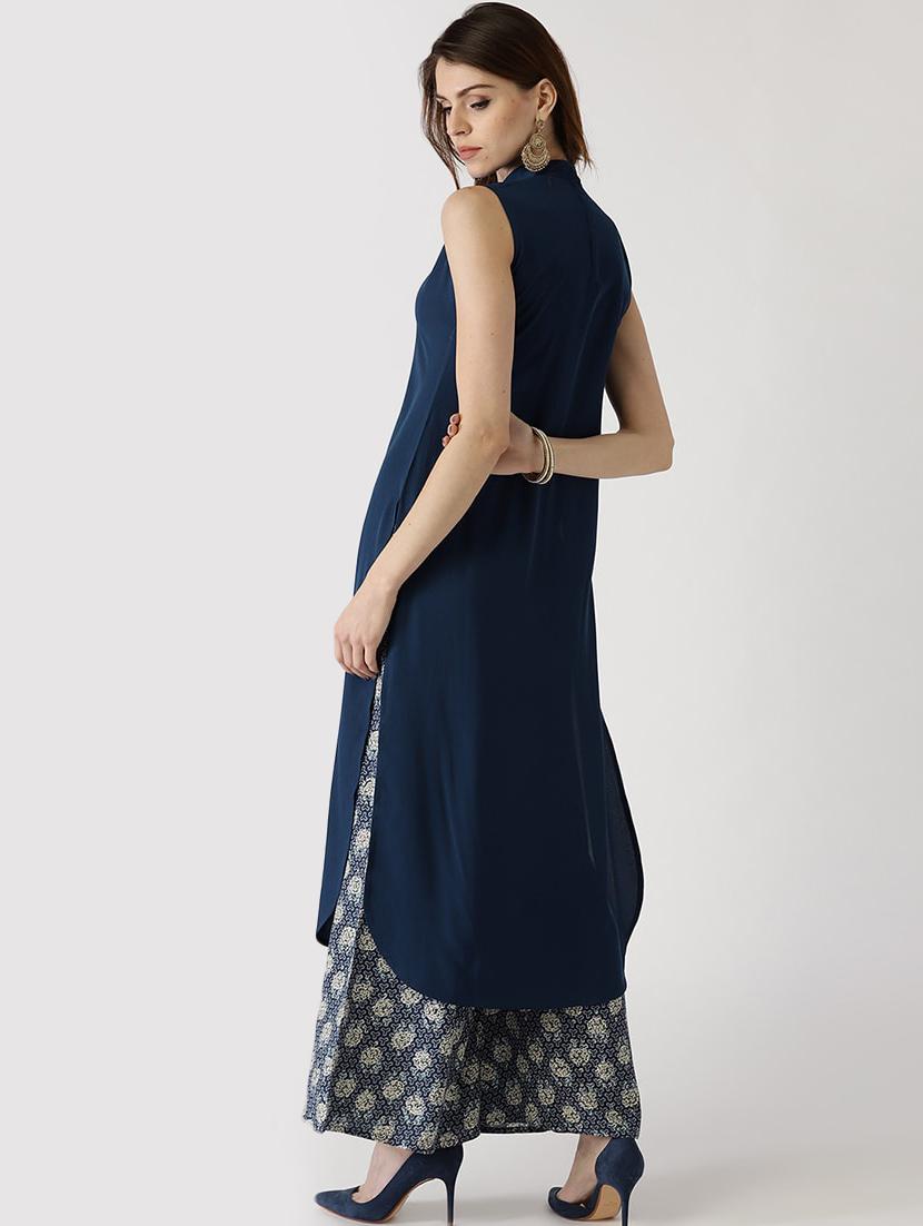 solid straight kurta - 17548351 - Zoom Image - 2