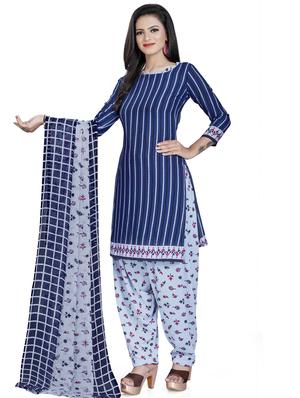 printed patiyala suits unstitched suit - 17548396 - Standard Image - 2