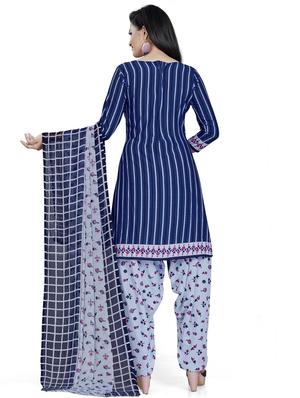 printed patiyala suits unstitched suit - 17548396 - Standard Image - 3