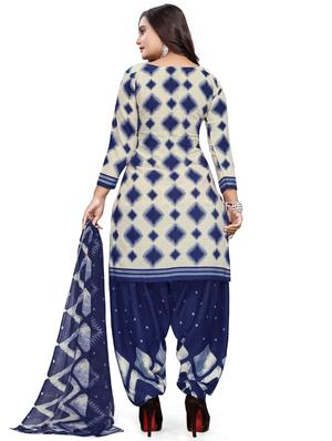 printed patiyala suits unstitched suit - 17548405 - Standard Image - 3