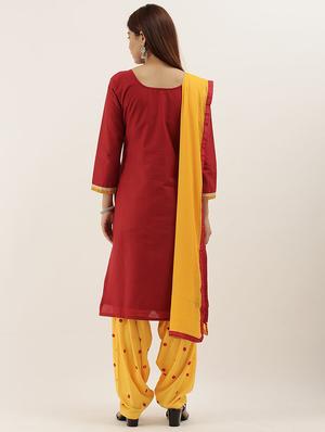 embroidered unstitched suit - 17548834 - Standard Image - 3