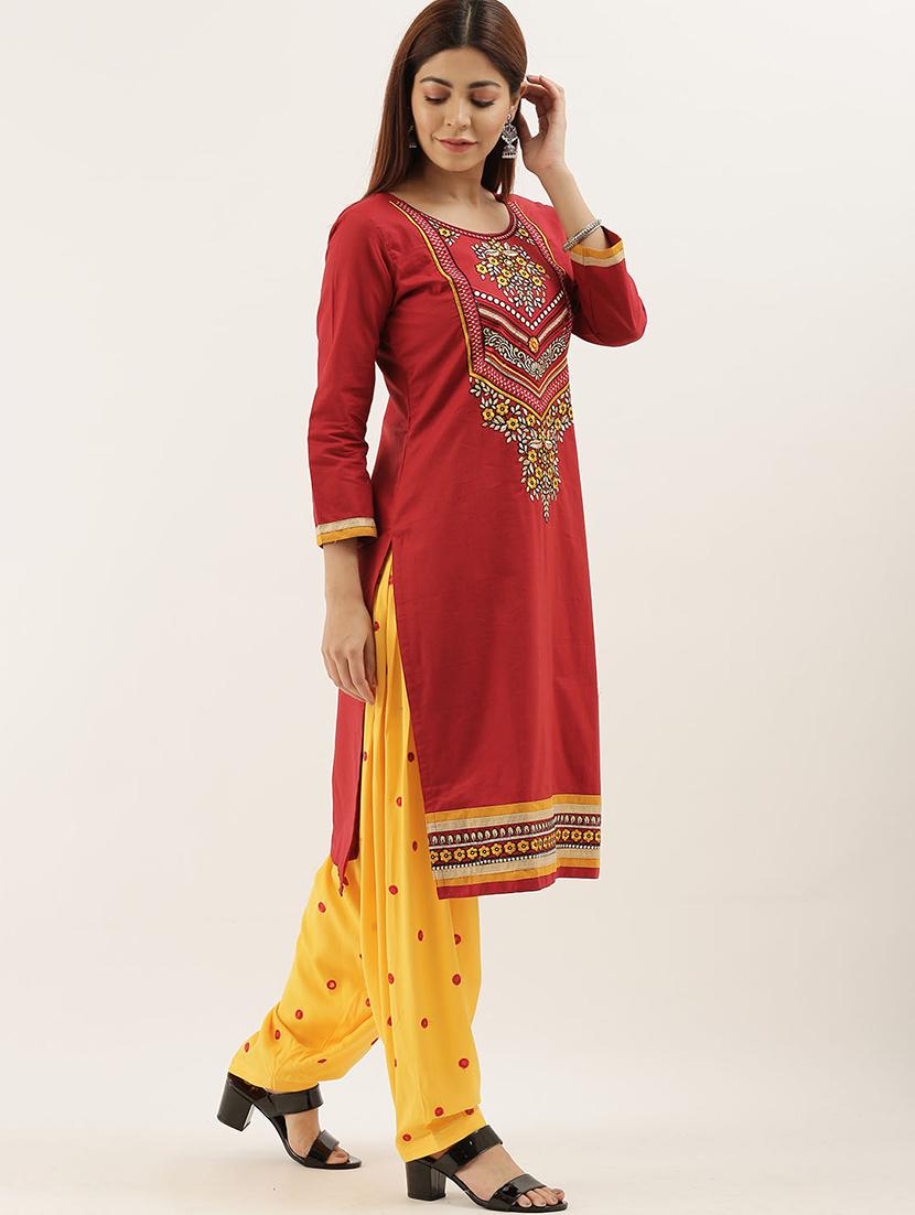 embroidered unstitched suit - 17548834 - Zoom Image - 2