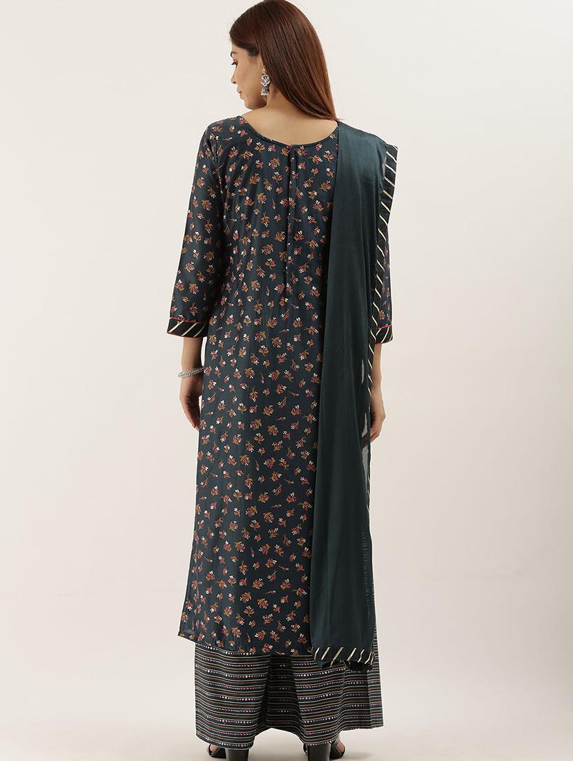 printed unstitched suit - 17548839 - Zoom Image - 3