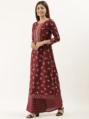 printed unstitched suit - 17548840 - Standard Image - 2