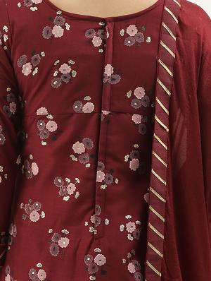 printed unstitched suit - 17548840 - Standard Image - 4