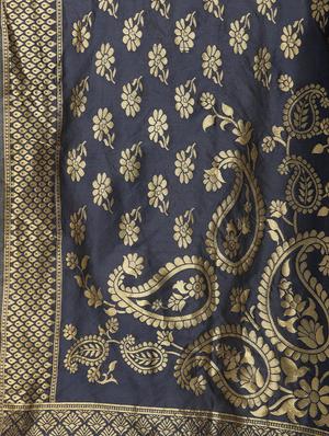 zari work unstitched suit - 17548849 - Standard Image - 6