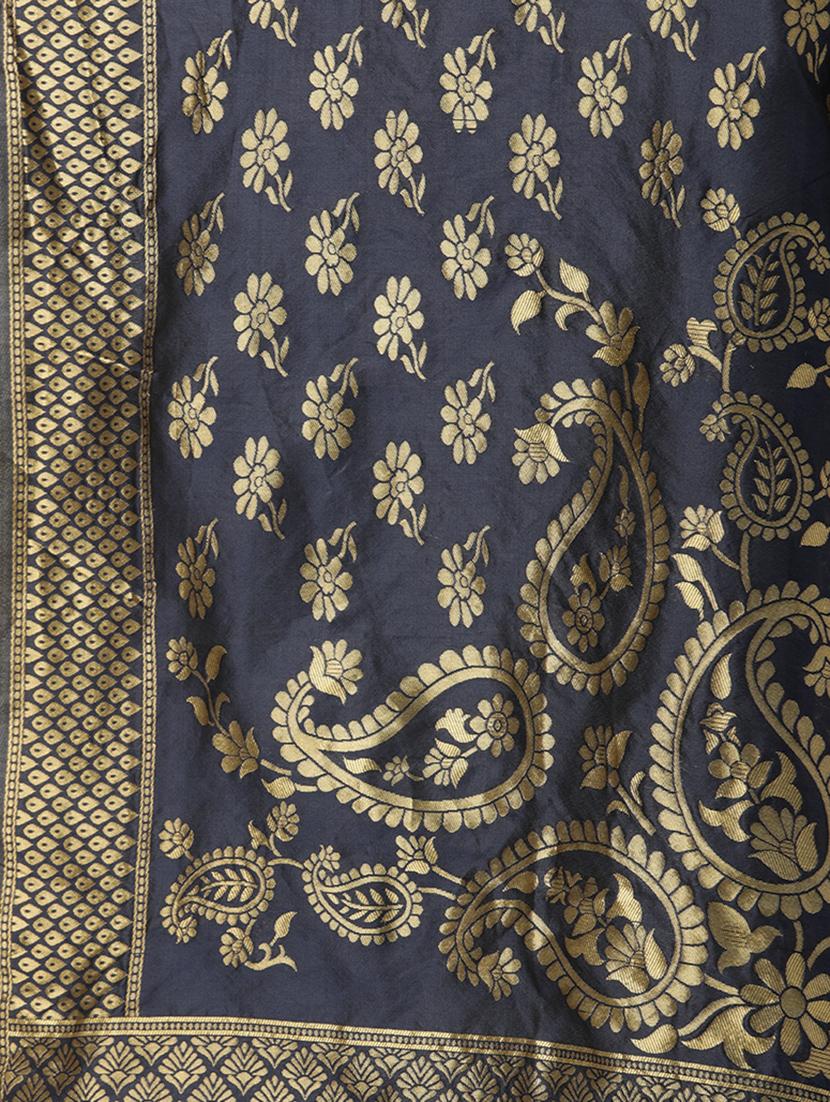 zari work unstitched suit - 17548849 - Zoom Image - 6
