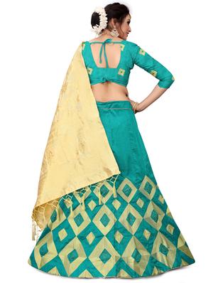 embroidered flared lehenga - 17548858 - Standard Image - 3