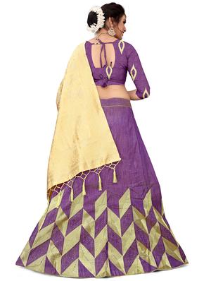 embroidered flared lehenga - 17548862 - Standard Image - 3
