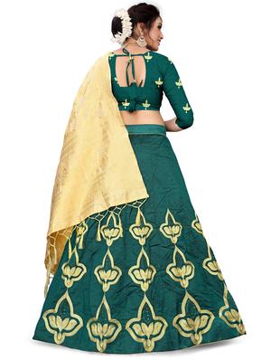 embroidered flared lehenga - 17548866 - Standard Image - 3