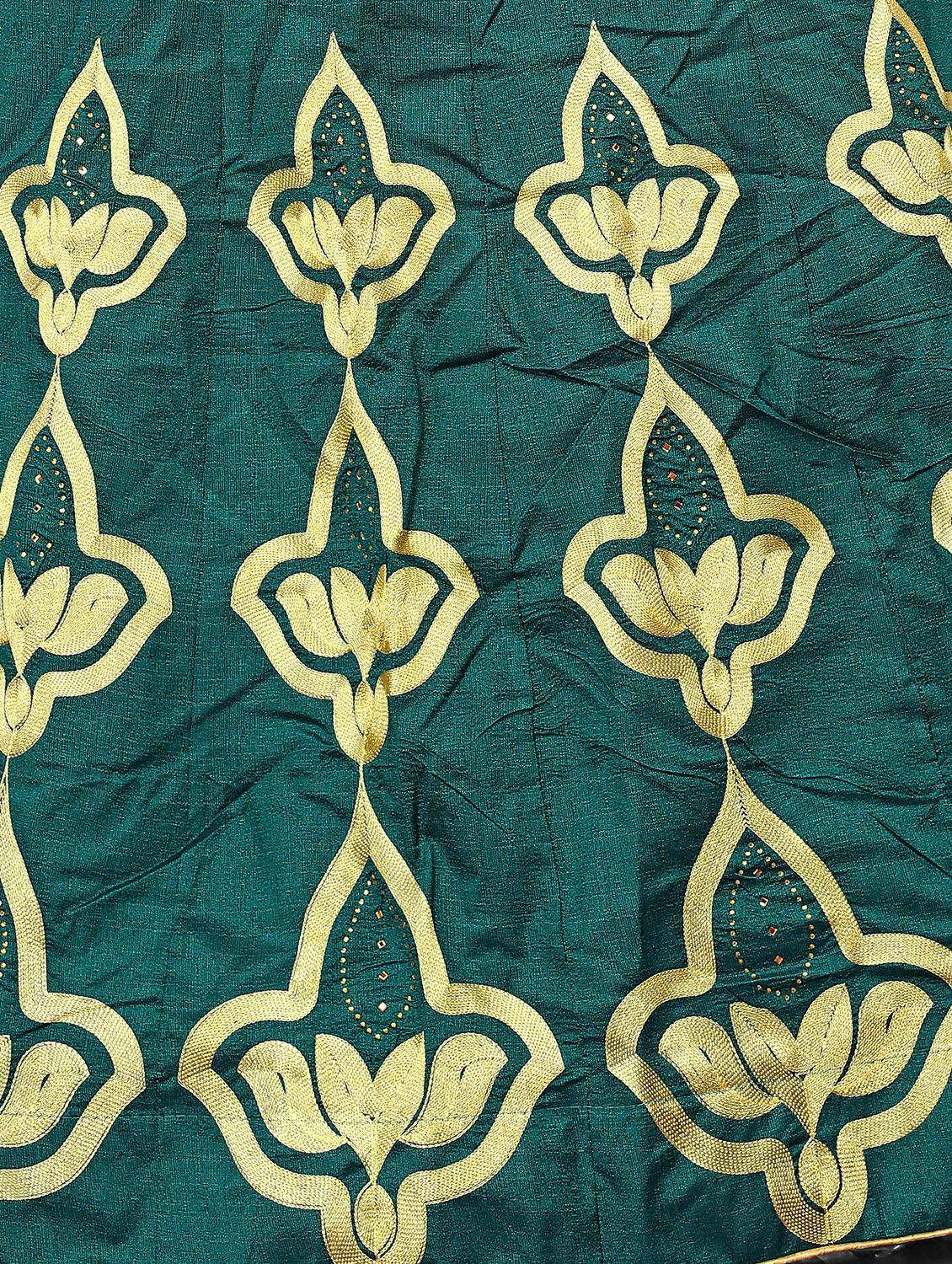 embroidered flared lehenga - 17548866 - Zoom Image - 5