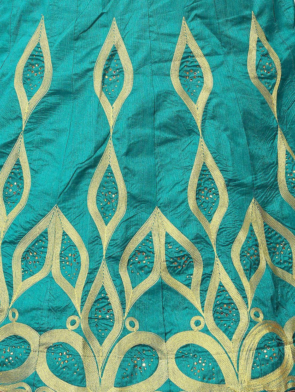 embroidered flared lehenga - 17548867 - Zoom Image - 5