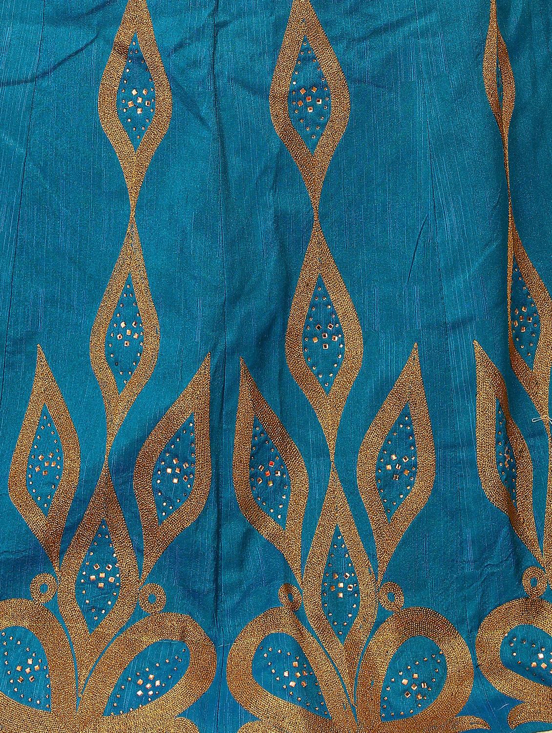 embroidered flared lehenga - 17548868 - Zoom Image - 5