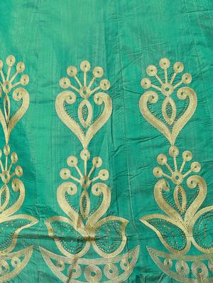 embroidered flared lehenga - 17548871 - Standard Image - 5