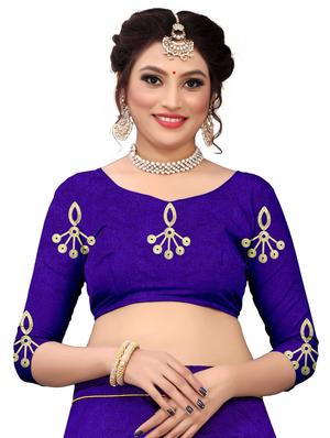 embroidered flared lehenga - 17548873 - Standard Image - 4