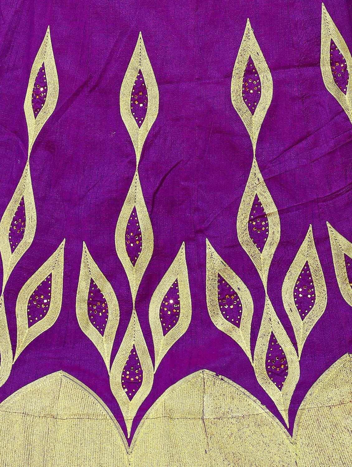 embroidered flared lehenga - 17548874 - Zoom Image - 5