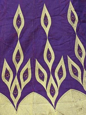 embroidered flared lehenga - 17548875 - Standard Image - 5