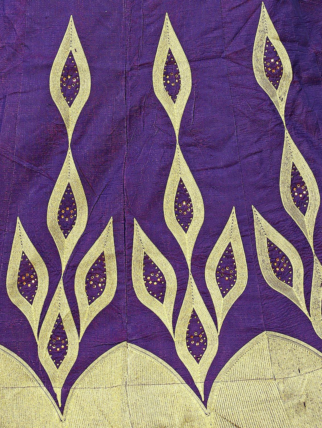 embroidered flared lehenga - 17548875 - Zoom Image - 5