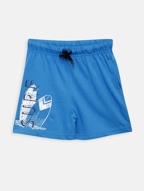 blue cotton shorts & three fourth - 17548908 - Standard Image - 1