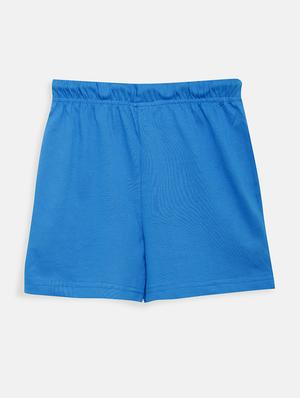 blue cotton shorts & three fourth - 17548908 - Standard Image - 2