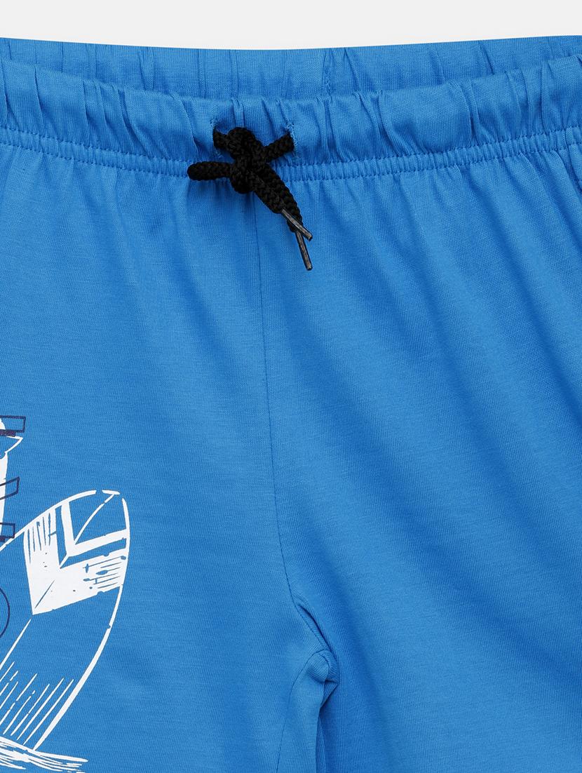 blue cotton shorts & three fourth - 17548908 - Zoom Image - 3