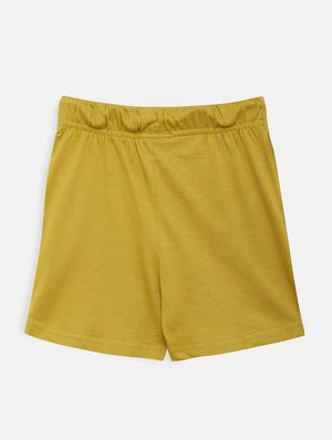 gold cotton shorts & three fourth - 17548909 - Standard Image - 2