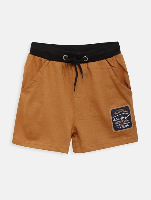 brown cotton shorts & three fourth - 17548916 - Standard Image - 1