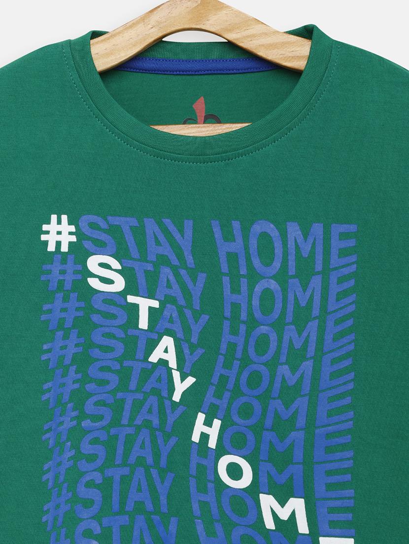 round neck printed t-shirt - 17548923 - Zoom Image - 3