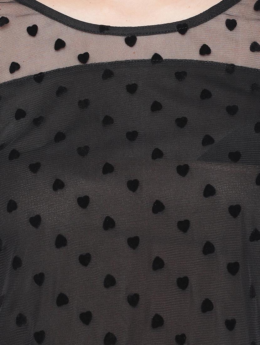bell sleeved sheer top - 17548986 - Zoom Image - 5