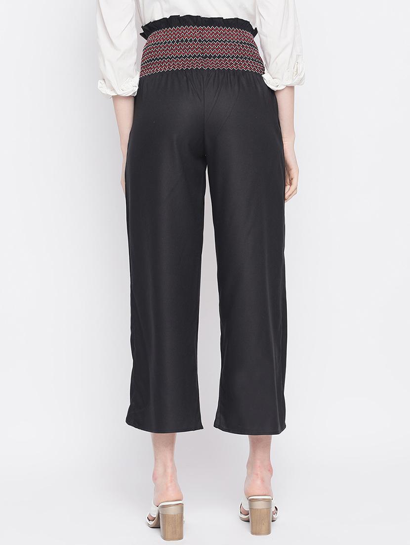 smocked waist palazzo - 17548996 - Zoom Image - 3