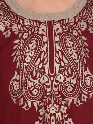 gold print straight kurti - 17548997 - Standard Image - 5