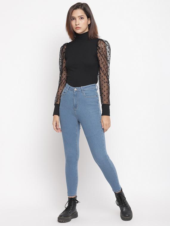 high rise slim fit jeans - 17549052 - Zoom Image - 4