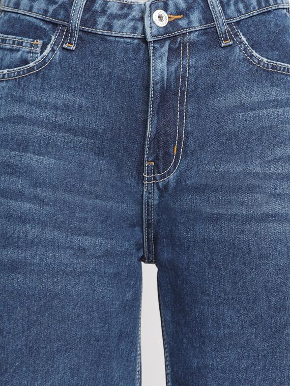 frayed hem wide leg jeans - 17549053 - Zoom Image - 5