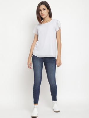 high rise stone washed jeans - 17549057 - Standard Image - 4