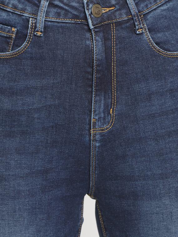 high rise stone washed jeans - 17549057 - Zoom Image - 5