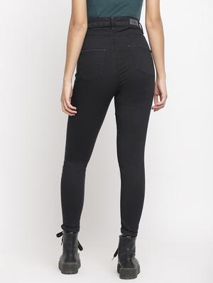 high rise denim jeans - 17549059 - Standard Image - 3