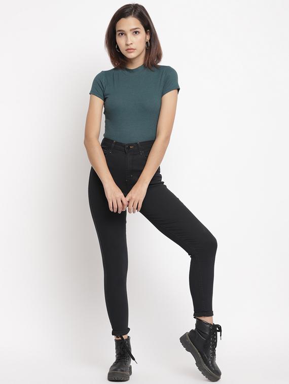 high rise denim jeans - 17549059 - Zoom Image - 4
