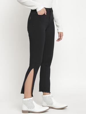 vent hem denim jeans - 17549060 - Standard Image - 2