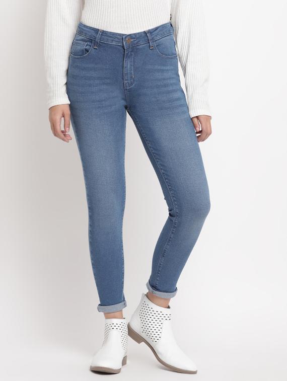 stone washed denim jeans - 17549061 - Zoom Image - 1