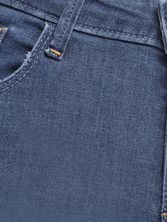 high rise solid jeans - 17549062 - Zoom Image - 5