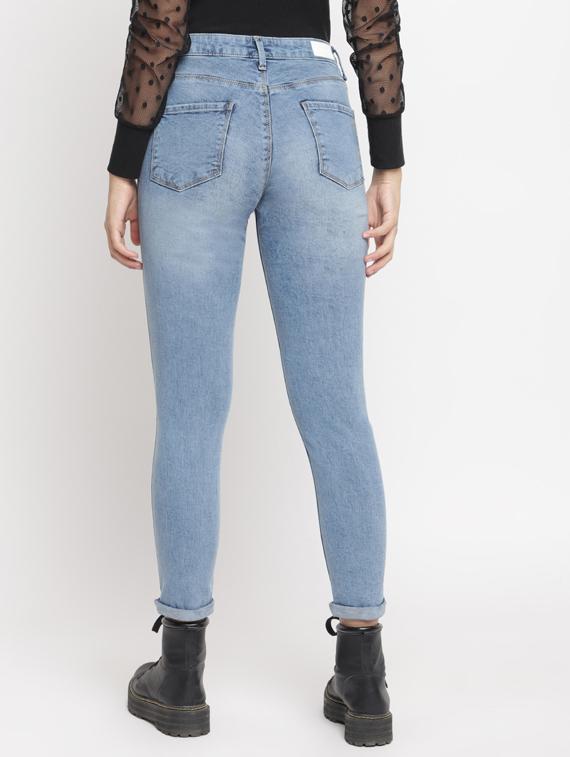 stone washed distressed jeans - 17549063 - Zoom Image - 3