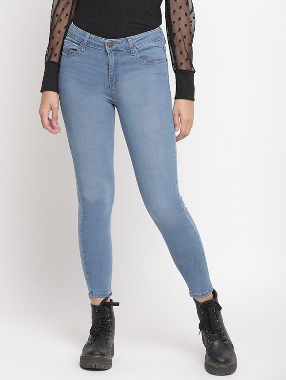 stone washed denim jeans - 17549064 - Zoom Image - 1