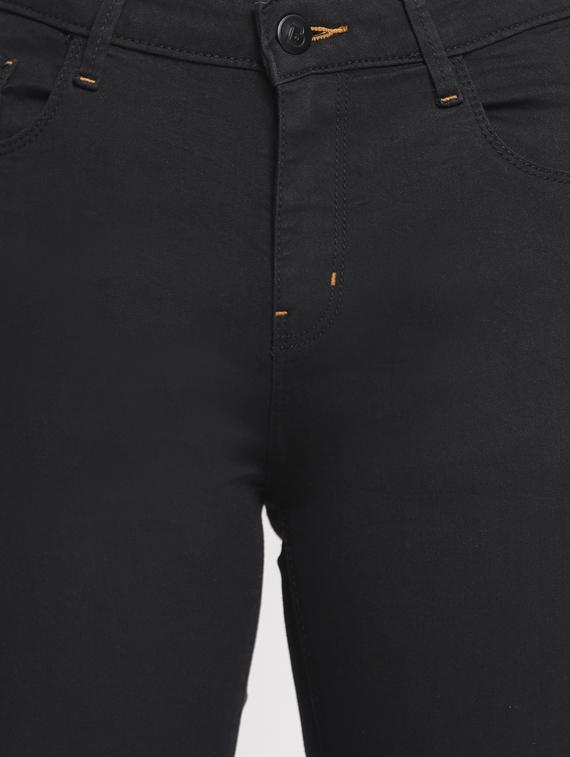 high rise solid jeans - 17549067 - Zoom Image - 5