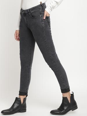 high rise stone washed jeans - 17549068 - Standard Image - 2