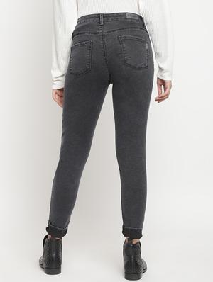 high rise stone washed jeans - 17549068 - Standard Image - 3