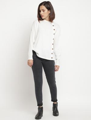 high rise stone washed jeans - 17549068 - Standard Image - 4